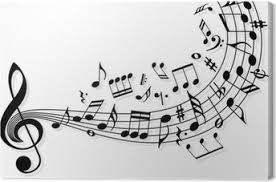 Tableaux Sur Toile Notes De Musique Pixers Nous Vivons Pour Changer