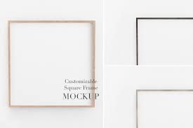 Mockup Frame Customizable 1x1 Ratio Frame Mockups Professional Business Card Design Mockup