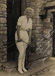 Jean Harlow inscribed photograph to Alvin Zurcher together w