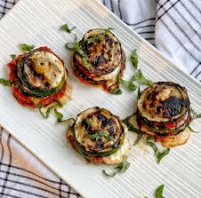 How many calories in sliced grilled zucchini. Cheesy Grilled Zucchini Stacks Sweet Savory And Steph