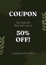 The most popular sp aesthetics discount codes & vouchers for april 2022. Free Printable Customizable Coupon Templates Canva