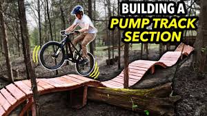 This is a backyard bike shop speciality. Building An Insane Pump Track In Our Woods Backyard Mtb Trail Youtube