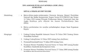 Check spelling or type a new query. Unduh Contoh Sk Tim Penilai Assesor Pkg Format Word Unduh Format Sekolah