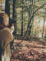 Nature Photography Photography Girl Outdoors Nature Trees Camera Woods Autumn Leaves Autumn Photography Nature Photography Photo
