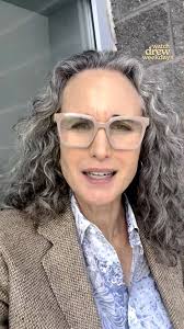 Andie MacDowell sends Drew an empowering message about aging gracefully and  loving yourself.
