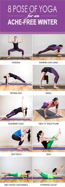 8 Pose Of Yoga For An Ache Free Winter Best Winter Yoga Poses Easy Yoga Workouts Yoga Sequences How To Do Yoga