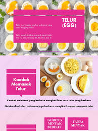 Jangan masak sekali sambil buka api. Kaedah Memasak Telur