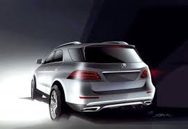 2016 Mercedes Gle Class Car Design Sketch Automotive Design Car Design
