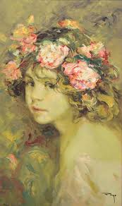 Sold at Auction: Jose Royo, Jose Royo 'Inocencia' Serigraph 'Inocencia'