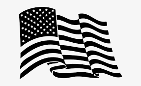 The illustration is simple yet very conceptual. American Flag Clip Art At Clker Waving American Flag Vector Black And White 600x421 Png Download Pngkit