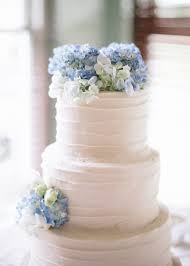 Gorgeous Hydrangea In All The Details Wedding Cake Hydrangea Wedding Cakes Blue Wedding Cake Fresh Flowers