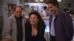 Elaine Uses Her Cleavage - Seinfeld - YouTube