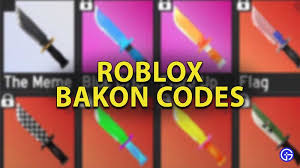 Codes are mostly always given away at nikilis's. All New Roblox Bakon Codes April 2021 Gamer Tweak
