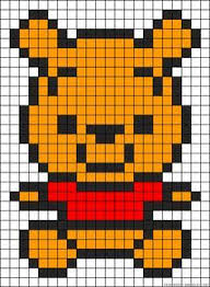 Peter Plys Broderi Perlemonstre Sjov Med Perler