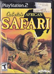 Playstation 2 Cabelas African Safari Video Game Ps2 Sony African Safari Safari Game Activision