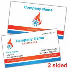Customize your business cards with dozens of themes, colors. Fire And Ice Hvac Business Card Printit4less Com Printit4less