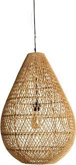 raw materials maze hanglampen eetkamer 45 cm druppel natural rotan hanglamp lampen slaapkamer verlichting