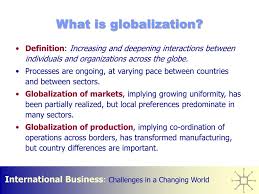 Ppt International Business Lecture 2 Perspectives On Globalization Powerpoint Presentation Id 7042151