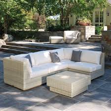 Kingsley Bate Westport 5 Piece Sectional Small Backyard Furniture Elegant Outdoor Furniture Patio Furniture Sets
