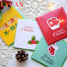 Such a great activity, especially during the long holidays, when the kids miss their friends! 12pcs Creative Merry Christmas Small Greeting Cards Mini Christmas Greeting Cards Kids New Year Postcard Xmas Party Gift Card Buy At The Price Of 2 74 In Aliexpress Com Imall Com