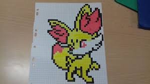 Feunnec Pixel Art Pokemon Dessin Quadrillage Dessin Pixel
