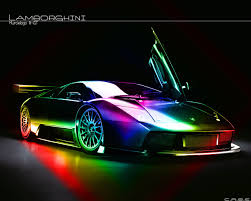 Lamborghini Murcielago Rainbow Sports Cars Luxury Super Sport Cars Cool Sports Cars