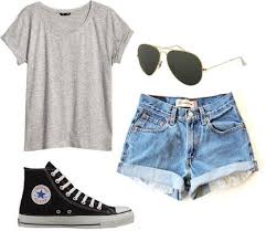 Summer Street Style High Tops Outfit Clothes Fashion
