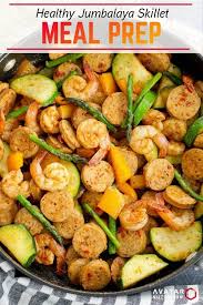 Jambalaya Skillet Meal Prep Healthy Main Meals Meal Prep Macro Meals