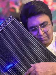 Feeling overwhelmed with gratitude and deeply honored to receive this  incredible swarmandal from my revered Ustad, Dilshad Khansahab. This  instrument, played in countless concerts and albums, carries his legacy.  I'm truly blessed