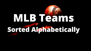 Despite missing star goalie, finns aim to chase gold at 2021. List Of Major League Baseball Teams In Alphabetical Order Multiple Lists