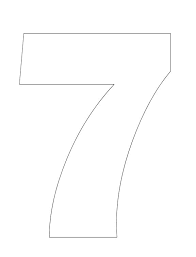 Number 7 coloring pages that parents and teachers can customize and print for kids. Pin On Classroom Ideas
