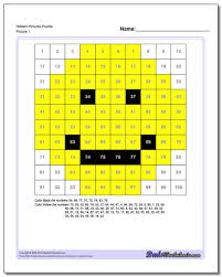 The first player writes the number 1, the second. Hundreds Chart Hidden Pictures Puzzles