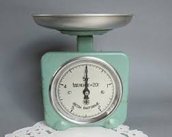Everydecor white vintage kitchen scale decor. Kitchen Scale Etsy