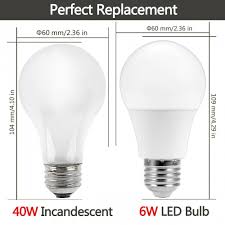 Led edison bulb, woowtt vintage light bulb, 6w e27 led bulbs, led filament bulb e27 6w st64 edison led filament bulb vintage style decor lights pear shaped lamp. Dusk To Dawn Led Light Bulbs A19 Light Bulbs E26 Base 40w Equivalent 6w Daylight White 5000k Auto On And Off Pack Of 4 E26
