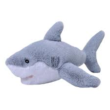 Shark's offspring swim away from their mothers immediately after they are born to hunt small aquatic animals. Stuffed Baby Great White Shark Mini Ecokins Wild Republic