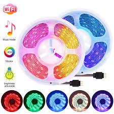 Remote control allows you to pick your brigjtness and color. Buy Music Color Changing Led Strip Light With Remote Controller Indoor String Lights Wifi Phone Control At Affordable Prices Price 36 Usd Free Shipping Real Reviews With Photos Joom