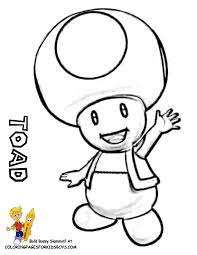 2 is referred to as super mario bros. Toad Coloring Pages From Super Mario Coloring Home