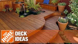 The difference between a deck and a patio may seem minor, but when designing an outdoor living space, you need to know whether a deck other materials such as aluminum, stone, cement, rubber, fiberglass, or composite materials that appear similar to wood are also popular decking choices. Deck Ideas 12 Creative Ways To Transform Your Outdoor Space The Home Depot