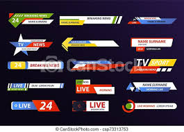 From these templates, you can find a logo. Breaking Or Live News Logo Or Live Tv Streaming Set Of Isolated News Logo Or Live Hd Tv Broadcast Web Stream Or Channel Canstock