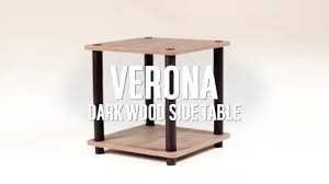 What are the shipping options for dark wood end tables? Buy Argos Home New Verona Side Table Dark Wood Effect Side Tables Argos