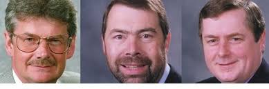 Heads down, the four who pocketed millions