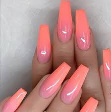 Coral acrylic nails nails yellow coral ombre nails coral nail polish gold nail french nails 60 pretty acrylic coffin nails for summer 2020. 53 Chic Natural Gel Nails Design Ideas For Coffin Nails Glamour Nails Natural Gel Nails Gel Nails