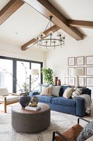 Hacks For Round Coffee Table Styling Minimalist Living Room Blue Couch Living Room Havenly Living Room