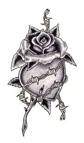 Black rose and heart tattoo black rose and winged heart tattoo. 29 Seducing Rose Heart Tattoo Pictures In 2020
