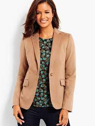 Tailored to perfection and brilliantly refreshed, our camel hair blazer is expertly designed with a stylish sophistication. Camel Hair Blazer Talbots