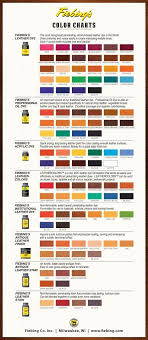 2014 Dye Color Chart Fiebings Leather Dye For Gourd Crafts