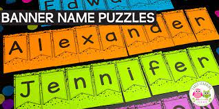 You can also use the puzzles to learn sight words or spelling words. It S Time To Celebrate With These Editable Name Puzzles Early Learning Ideas