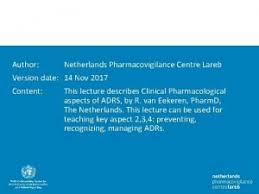 Dat zijn er 43 meer dan bij de vorige rapportage, een maand geleden. Author Netherlands Pharmacovigilance Centre Lareb Version Date 14