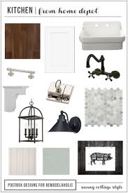 Kitchen remodel at home depot. Remodelaholic Cottage Style Kitchen Entirely From Home Depot