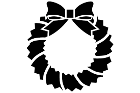 Download Christmas Wreath Graphic By Idrawsilhouettes Creative Fabrica PSD Mockup Templates